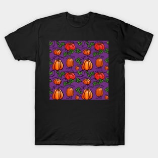 Pumpkin Boys in Purple T-Shirt